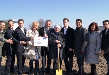 Groundbreaking for Plant 2 of Wessely GmbH in Girakstraße 13, 2100 Korneuburg